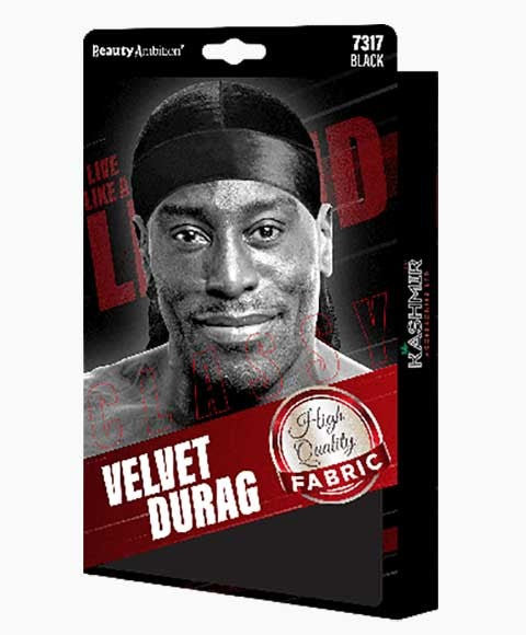 BEAUTY AMBITION CLASSY VELVET DURAG 7317 Color Assorted Durags and Caps Asetena Pa