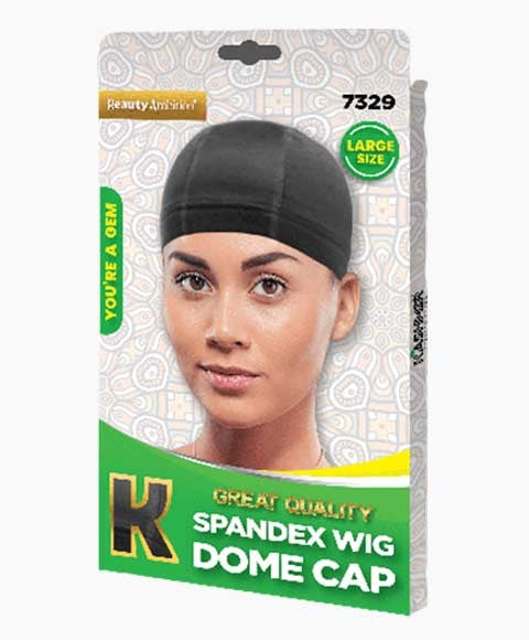 BEAUTY AMBITION GREAT QUALITY SPANDEX WIG DOME CAP 7329 Large Color Black Extensions Accessories Asetena Pa