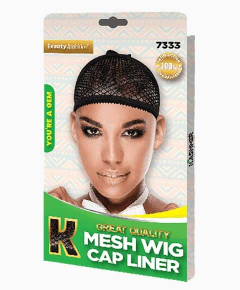 BEAUTY AMBITION GREAT QUALITY MESH WIG CAP LINER 7333 Color Black Extensions Accessories Asetena Pa
