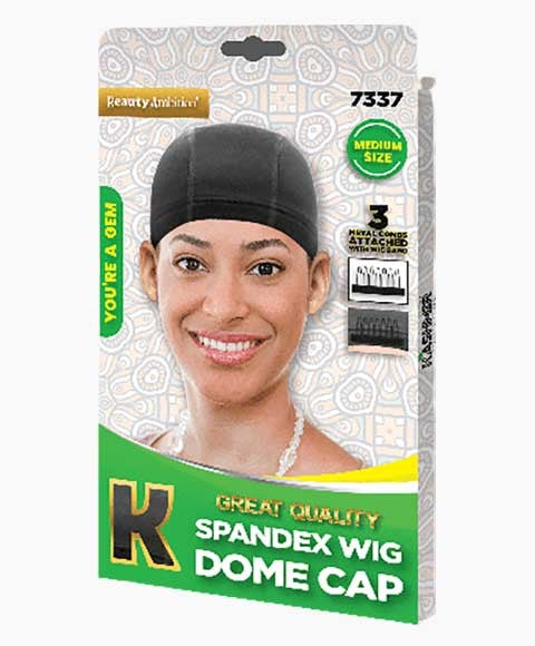 BEAUTY AMBITION GREAT QUALITY SPANDEX WIG DOME CAP 7337 Color Black Extensions Accessories Asetena Pa