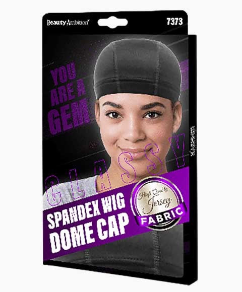 BEAUTY AMBITION CLASSY SPANDEX DOME CAP 7373 Color Black Extensions Accessories Asetena Pa
