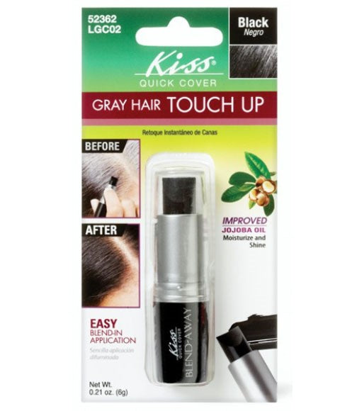 QUICK COVER GRAY HAIR TOUCH UP LGC02 6 g Color Black Hair Color Asetena Pa