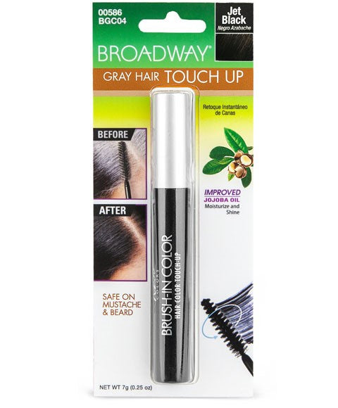 QUICK COVER GRAY HAIR TOUCH UP BRUSH BGC04 7 g Color Jet Black Hair Color Asetena Pa