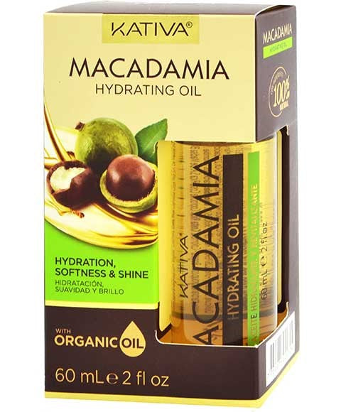 MACADAMIA ORGANIC HYDRATING OIL 60 ml Sprays, Serums and Oils Asetena Pa