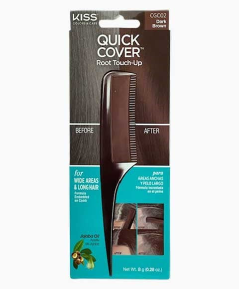 QUICK COVER GRAY HAIR TOUCH UP COMB CGC02 8 g Color Dark Brown Hair Color Asetena Pa
