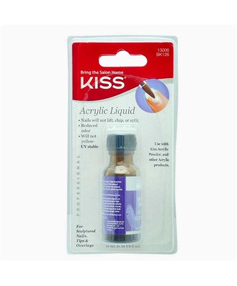 KISS ACRYLIC LIQUID BK126 14 ml Pedicure and Manicure Asetena Pa