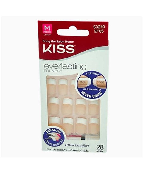 KISS EVERLASTING FRENCH ULTRA COMFORT NAILS EF05 Nails Asetena Pa