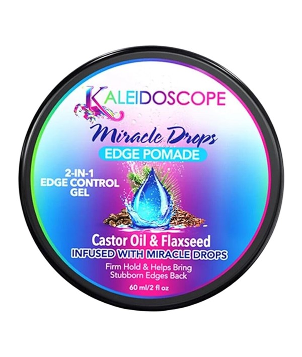 MIRACLE DROPS CASTOR OIL AND FLAXSEED EDGE POMADE 60 ml Hair Styling Asetena Pa