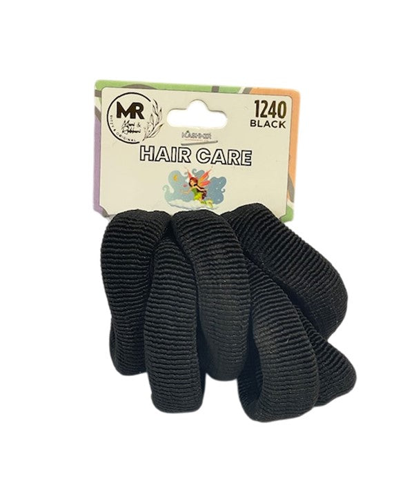 MR JERSEY SOFT ELASTICS 1240 BLACK Kids Hair Accessories Asetena Pa