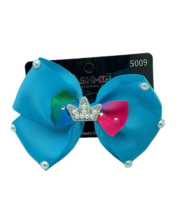 KASHMIR PRINCESS BOW SIDE CLIP 5009 Color Assorted Hair Accessories Asetena Pa