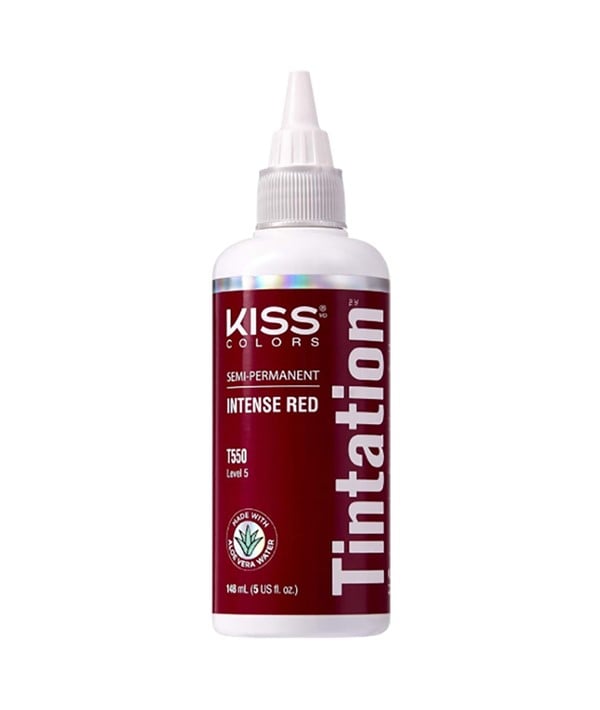 KISS COLORS TINTATION SEMI PERMANENT INTENSE RED T550 148 ml Hair Color Asetena Pa