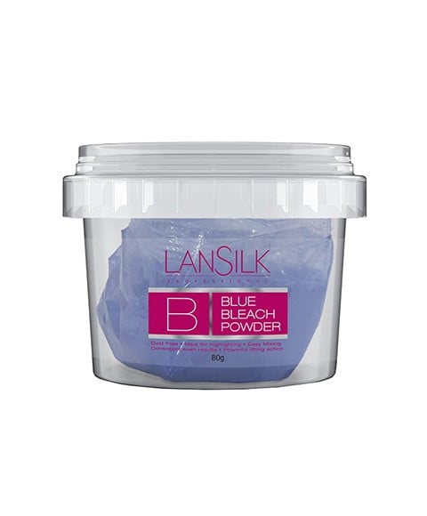 LANSILK PROFESSIONAL BLUE BLEACH POWDER 80 g Color Blue Hair Color Asetena Pa