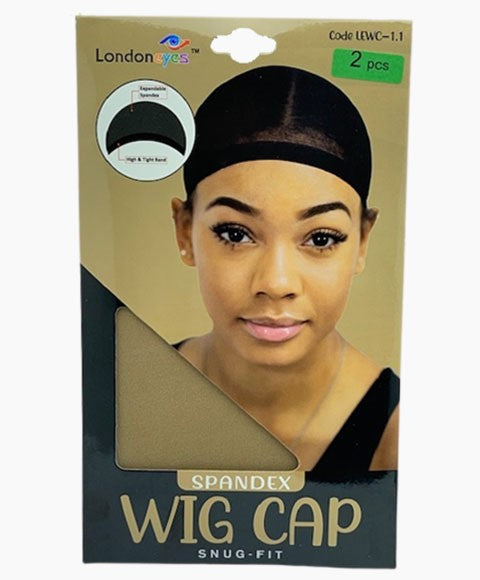 SPANDEX SNUG FIT WIG CAP BEIGE One Size Extensions Accessories Asetena Pa