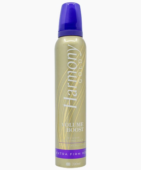 HARMONY GOLD VOLUME BOOST MOUSSE 200 ml Hair Styling Asetena Pa