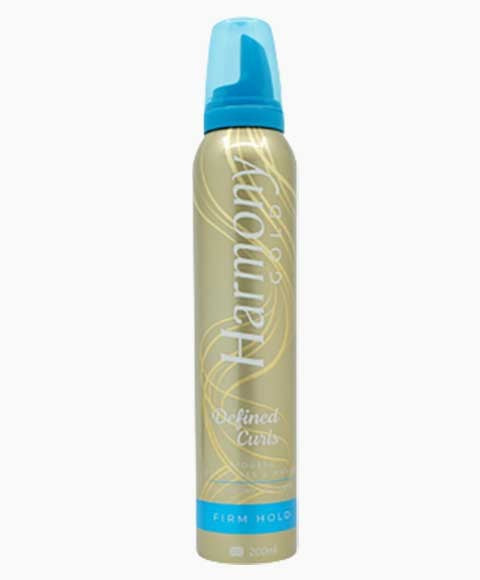 HARMONY GOLD DEFINED CURLS FIRM HOLD MOUSSE 200 ml Hair Styling Asetena Pa