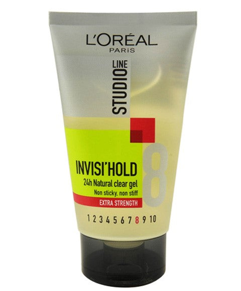 STUDIO LINE INVISI HOLD 24H NATURAL CLEAR GEL EXTRA STRENGTH 150 ml Hair Styling Asetena Pa