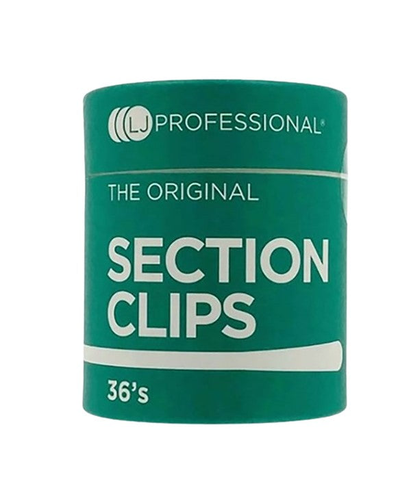 LJ PROFESSIONAL THE ORIGINAL SECTION CLIPS 36 S Salon Accessories Asetena Pa