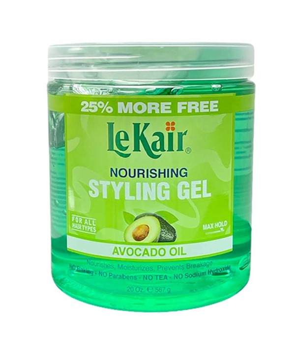LEKAIR AVOCADO OIL NOURISHING STYLING GEL 567 g Hair Styling Asetena Pa