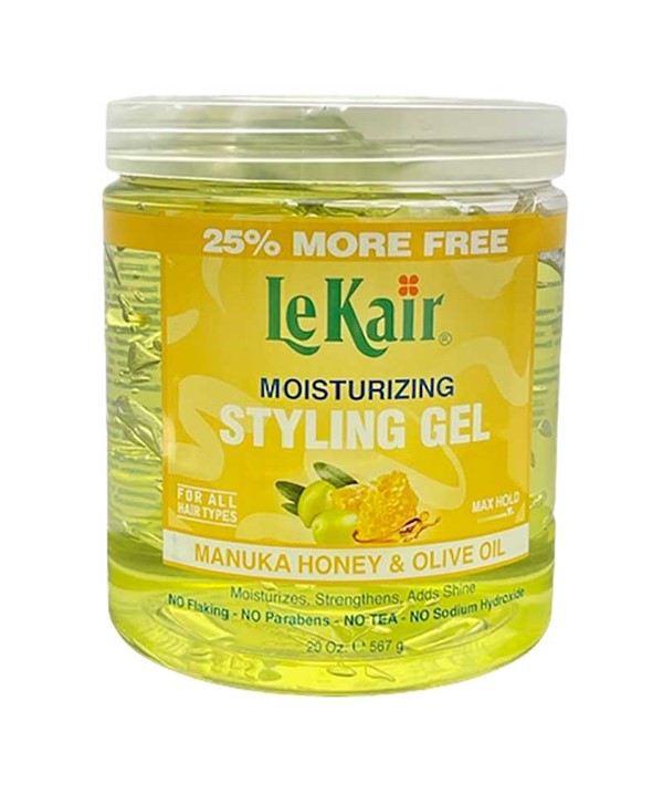 LEKAIR MANUKA HONEY AND OLIVE OIL MOISTURIZING STYLING GEL 567 g Hair Styling Asetena Pa