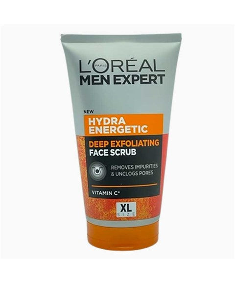 MEN EXPERT HYDRA ENERGETIC DEEP EXFOLIATING FACE SCRUB VITAMIN C 150 ml Men Skincare Asetena Pa