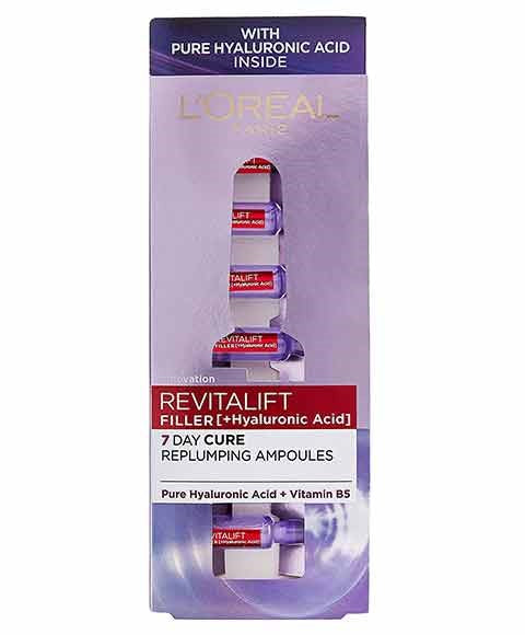 REVITALIFT FILLER 7 DAY CURE REPLUMPING AMPOULES 7x1.3 ml Skin Treatments Asetena Pa