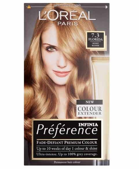 PREFERENCE INFINIA PERMANENT COLOR 7.3 FLORIDA Color Honey Blonde Hair Color Asetena Pa