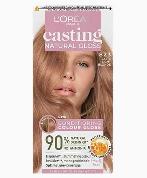 CASTING NATURAL GLOSS SEMI PERMANENT CONDITIONING HAIR COLOR Color 123 Black Ganache Hair Color Asetena Pa