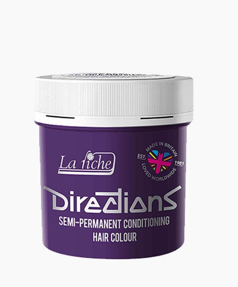 DIRECTIONS SEMI PERMANENT CONDITIONING HAIR COLOUR LILAC 88 ml Hair Color Asetena Pa