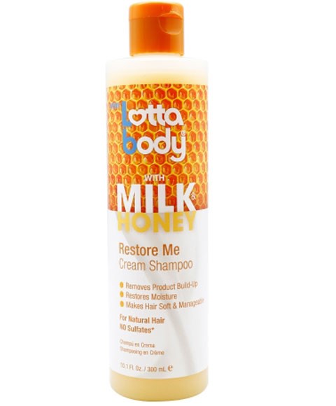LOTTABODY MILK HONEY RESTORE ME CREAM SHAMPOO 300 ml Shampoo Asetena Pa