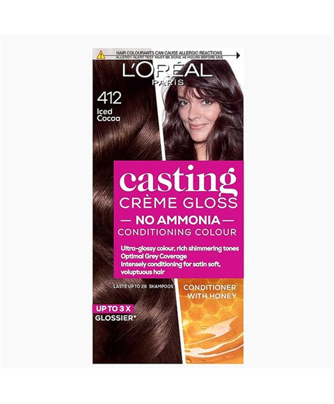 CASTING CREME GLOSS CONDITIONING COLOR 412 ICED COCOA Hair Color Asetena Pa