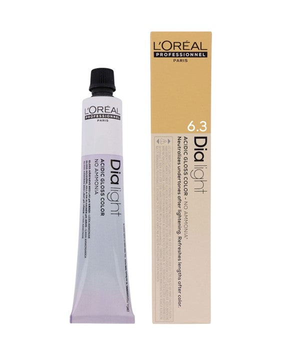 DIALIGHT NO AMONIA ACIDIC GLOSS COLOR 50 ml Color 63 Hair Color Asetena Pa