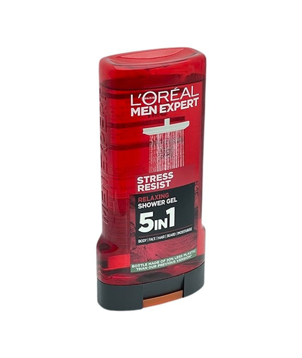 MEN EXPERT STRESS RESIST RELAXING 5IN1 SHOWER GEL 300 ml Shampoo Asetena Pa