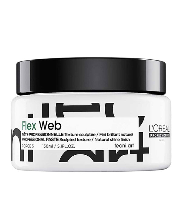 TECNI ART FLEX WEB DESIGN SCULPTING PASTE FORCE 5 150 ml Hair Styling Asetena Pa