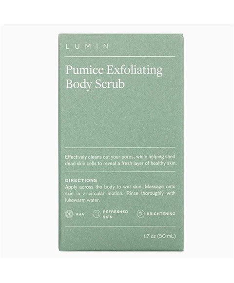 LUMIN PUMICE EXFOLIATING BODY SCRUB 50 ml Skin Wash Asetena Pa