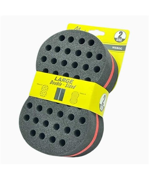 MIRACLE LARGE DOUBLE SIDED SPONGE MSB0C Hair Brushes and Combs Asetena Pa