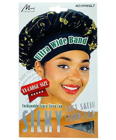 SOFT SATIN SILKY SLEEP CAP M2194WGLT XXL Durags and Caps Asetena Pa