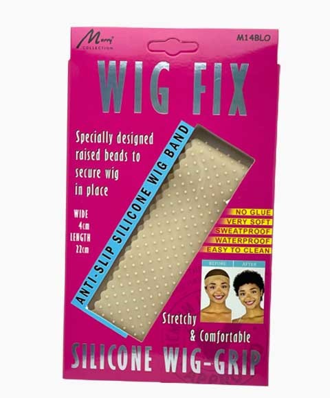MURRY COLLECTION WIG FIX ANTI SLIP SILICONE WIG GRIP M14BLO W4cm/L22cm Extensions Accessories Asetena Pa