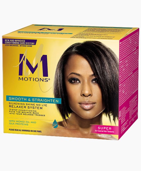 SMOOTH AND STRAIGHTEN NO LYE RELAXER SYSTEM 1 Application Color Super Relaxer n Texturizer Asetena Pa