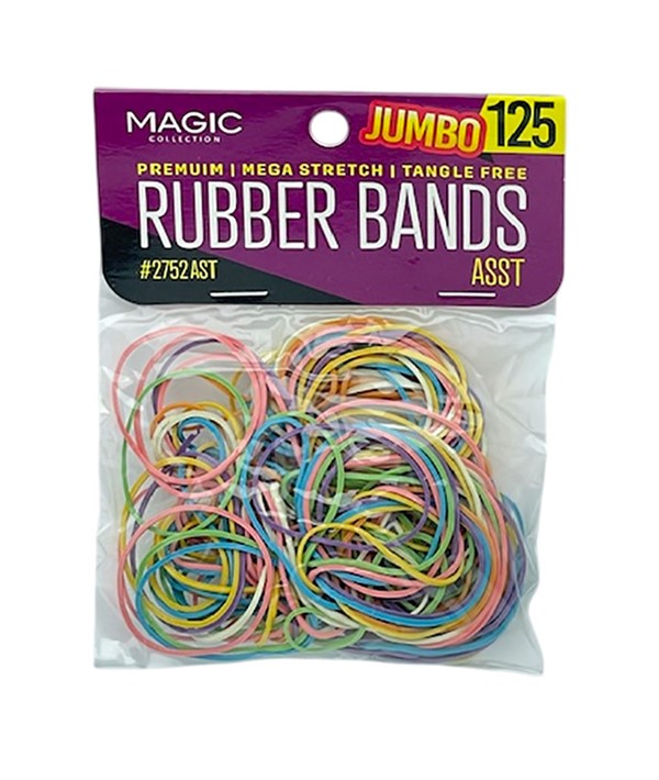 MAGIC COLLECTION JUMBO RUBBER BAND 2752AST Kids Hair Accessories Asetena Pa