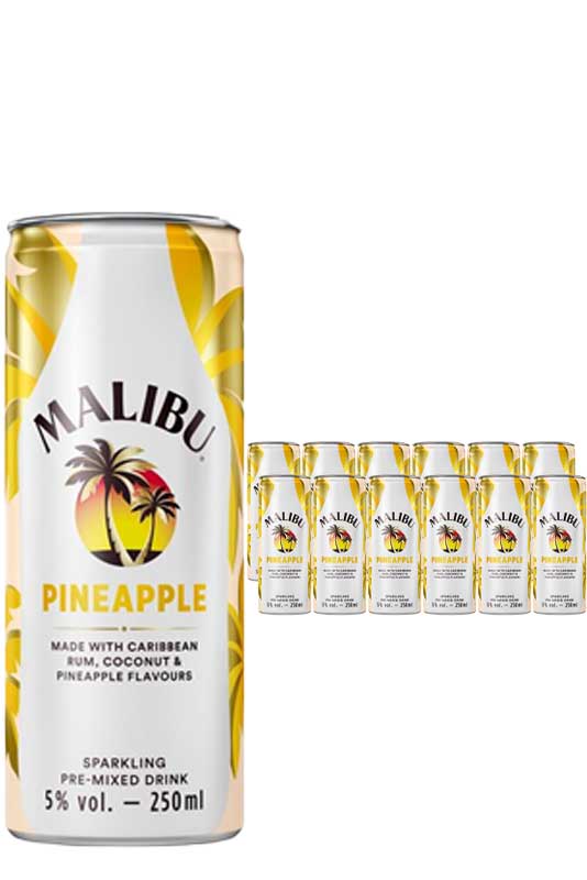 Malibu Pineapple 12x25cl