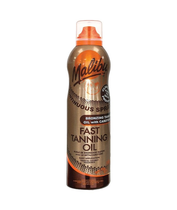 CONTINOUS SPRAY BRONZING TANNING OIL WITH CAROTENE FAST TANNING OIL 175 ml Skin Treatments Asetena Pa
