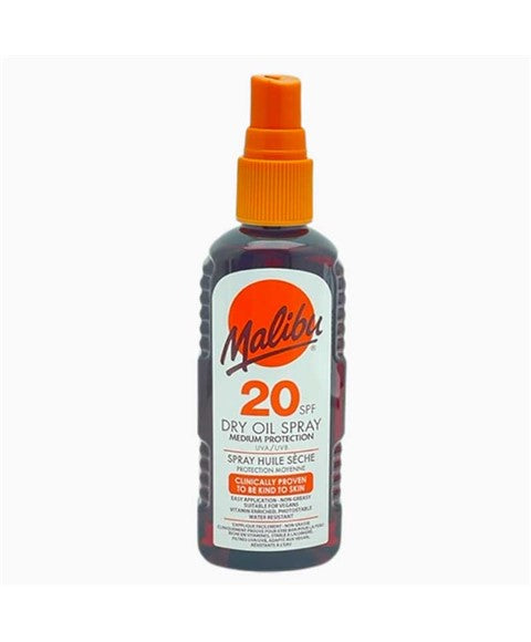 MALIBU DRY OIL SPRAY WITH SPF 20 100 ml Skin Moisturizing Asetena Pa