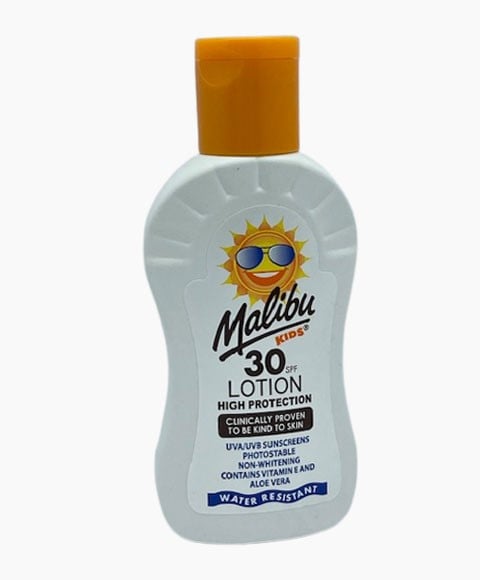 MALIBU KIDS HIGH PROTECTION LOTION SPF30 200 ml Skin Treatments Asetena Pa