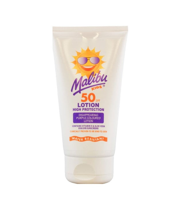 MALIBU KIDS HIGH PROTECTION WATER RESISTANT LOTION SPF50 150 ml Skin Treatments Asetena Pa