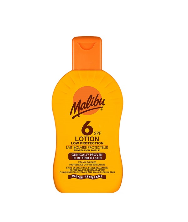 MALIBU LOW PROTECTION WATER RESISTANT LOTION 6SPF 200 ml Skin Treatments Asetena Pa