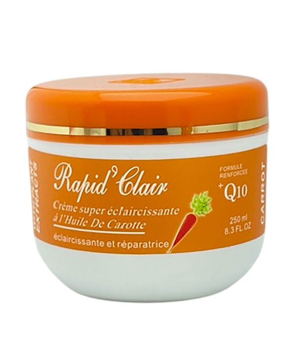RAPID CLAIR CREAM WITH CARROT OIL 250 ml Skin Moisturizing Asetena Pa