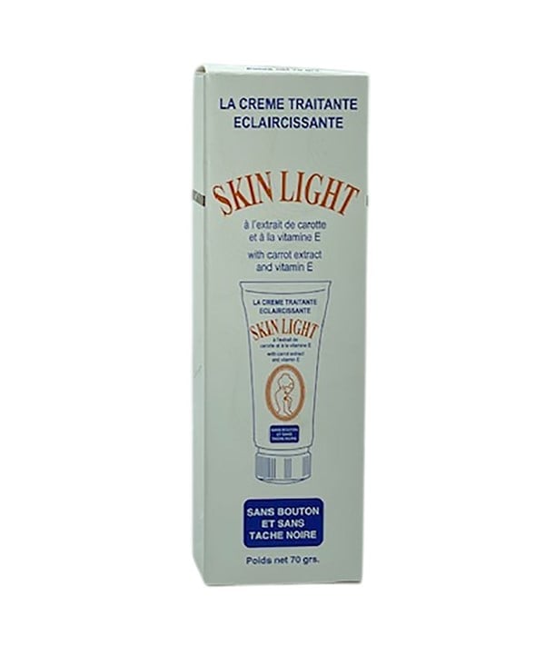 SKIN LIGHT CREAM WITH CARROT EXTRACT 500 ml Even Skin Tone Asetena Pa