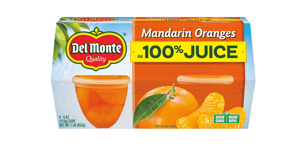 Del Monte Mandarins In Juice 12x300g