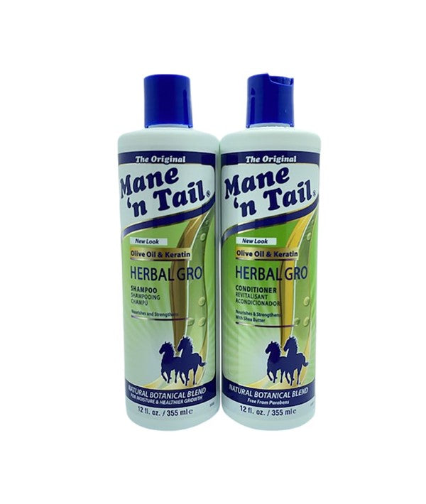 MANE N TAIL HERBAL GRO SHAMPOO AND CONDITIONER BUNDLE 355 ml Shampoo Asetena Pa