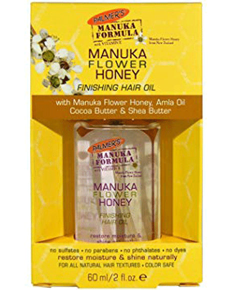 MANUKA FLOWER HONEY FINISHING HAIR OIL 60 ml Sprays, Serums and Oils Asetena Pa